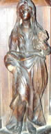 Wooden statue of Mary Magdalene